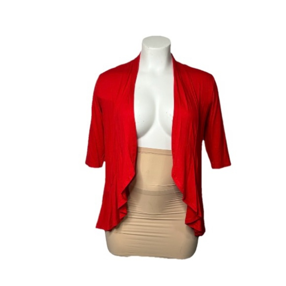 Bluetime Red Women's Sweater Cardigan